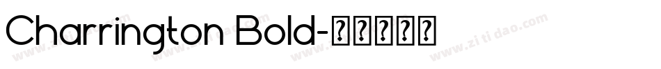 Charrington Bold字体转换